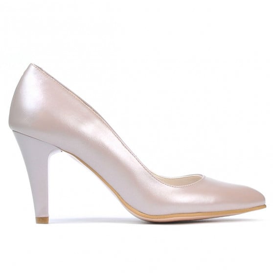 Elegante Damenschuhe 1234 Cappuccino Perlmutt Elegante Damenschuhe 1234 Cappuccino Perlmutt