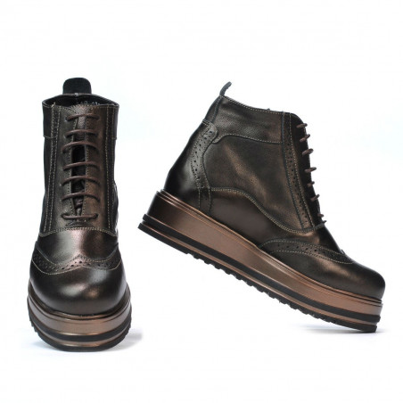 Damenstiefeletten 3332 kupferfarben