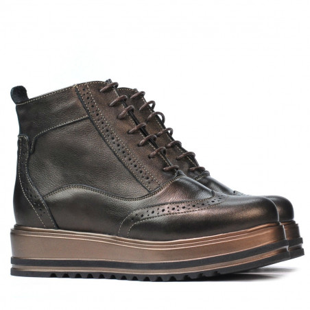 Damenstiefeletten 3332 kupferfarben