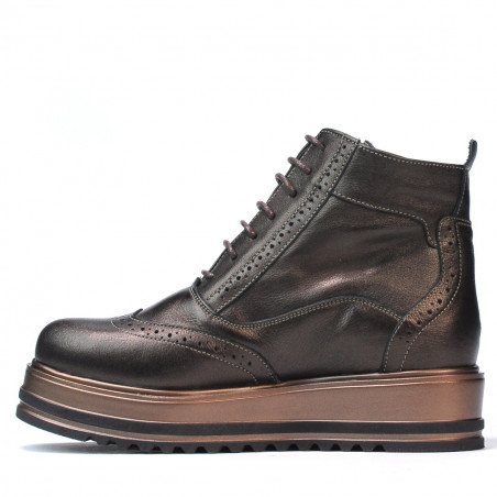 Damenstiefeletten 3332 kupferfarben