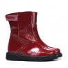 Kleine Kinderschuhe 101c Lack Burgund