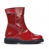 Kleine Kinderschuhe 101c Lack Burgund