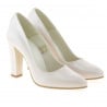 Elegante Damenschuhe 1214 Elfenbein Lackleder