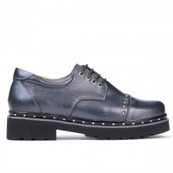 Damenschuhe lässig 6009 perlmutt anthrazit