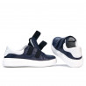 Damensportschuhe 6008sc Indigo+Weiß