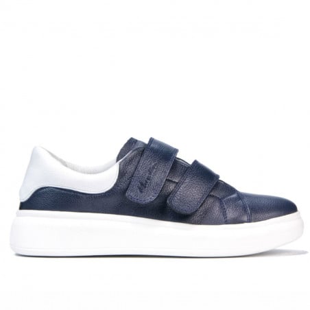 Damensportschuhe 6008sc Indigo+Weiß