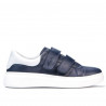 Damensportschuhe 6008sc Indigo+Weiß