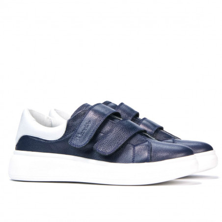 Damensportschuhe 6008sc Indigo+Weiß