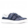 Damensportschuhe 6008sc Indigo+Weiß