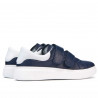Damensportschuhe 6008sc Indigo+Weiß