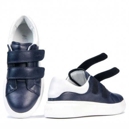 Damensportschuhe 6008sc Indigo+Weiß
