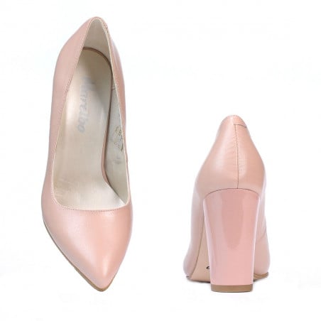 Damen-elegantschuhe 1261 Perlmutt-Puder