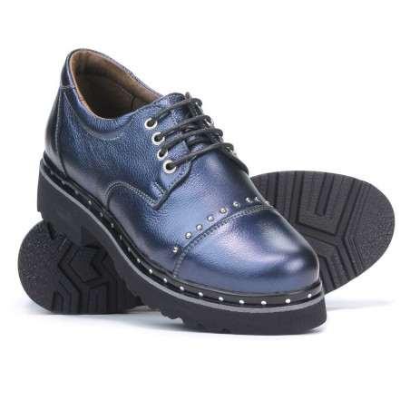 Damen Casual Schuhe 6009 Indigo Perlmutt