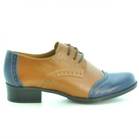 Damen Freizeitschuhe 691 Braun+Indigo