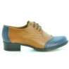 Damen Freizeitschuhe 691 Braun+Indigo