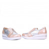 Damen Freizeitschuhe 6006 Puder kombiniert