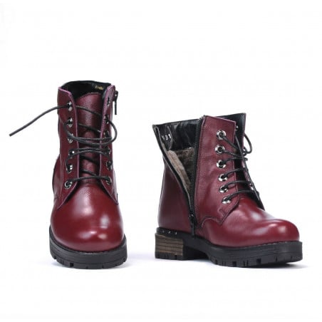 Kinderstiefel 3014 bordeaux
