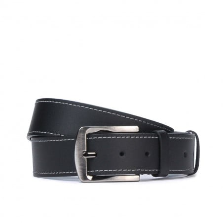 Herren-/Damen-Gürtel 01bc schwarz