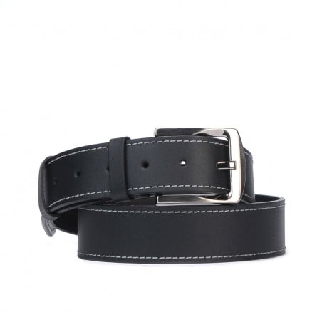 Herren-/Damen-Gürtel 01bc schwarz