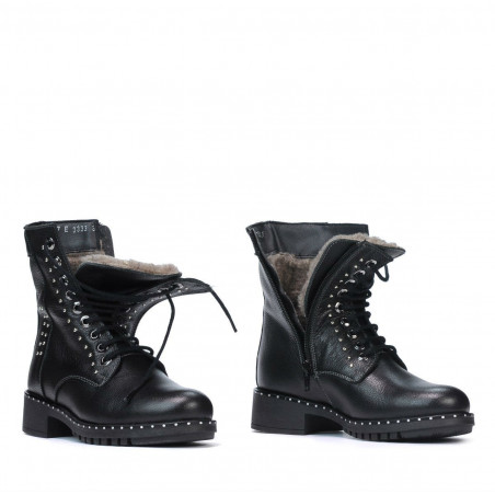 Damenstiefel 3333 schwarz