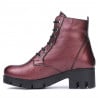 Damenschuhe 3307 bordeaux perlmutt