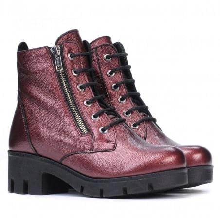 Damenschuhe 3307 bordeaux perlmutt