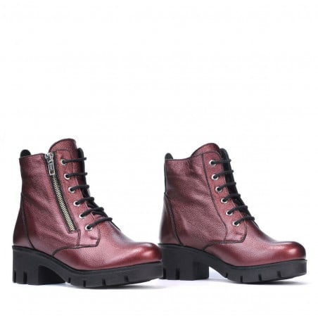 Damenschuhe 3307 bordeaux perlmutt