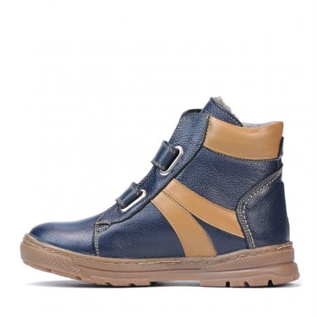Kinderstiefel 3015 indigo kombiniert