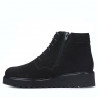 Damenstiefeletten 3335 schwarzes Bufo