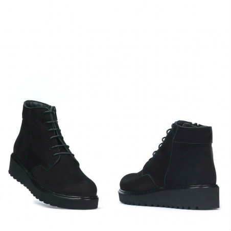 Damenstiefeletten 3335 schwarzes Bufo
