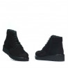 Damenstiefeletten 3335 schwarzes Bufo