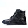 Kinderstiefel 3015 Schwarz kombiniert