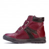 Kinderstiefel 3015 Bordeaux kombiniert
