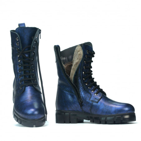 Damenstiefeletten 3337 indigo perlmutt