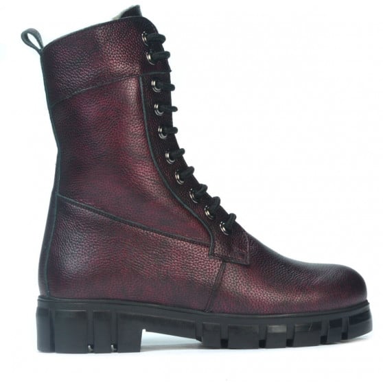Damenstiefeletten 3337 Bordeaux Perlmutt Damenstiefeletten 3337 Bordeaux Perlmutt
