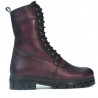 Damenstiefeletten 3337 Bordeaux Perlmutt