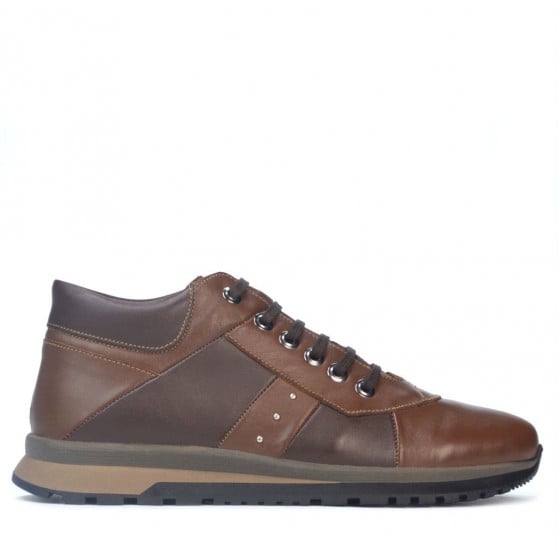 Casual-Schuhe Herren 4110 braun+kaffee Casual-Schuhe Herren 4110 braun+kaffee