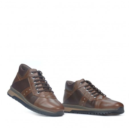 Casual-Schuhe Herren 4110 braun+kaffee