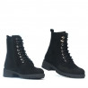 Damenstiefeletten 3336 schwarzes Bufo