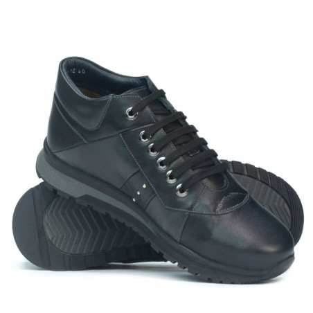 Casual-Schuhe Herren 4110 schwarz+grau