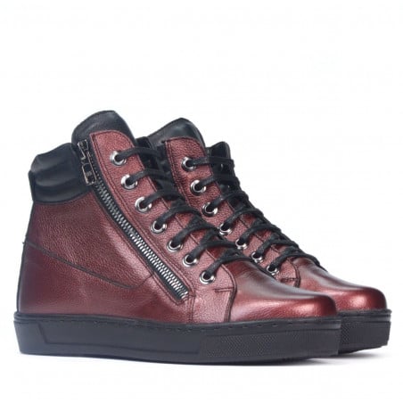 Stiefel 3339 Bordeaux Perlmutt