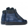 Stiefeletten 3339 indigo perlmuttfarben