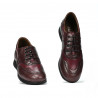 Damen Sport/Freizeit Schuhe 6005 bordeaux kombiniert