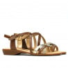 Damen Sandalen 5058 braun kombiniert