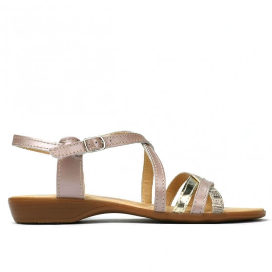 Damen Sandalen 5058 staubiges Rosa kombiniert Damen Sandalen 5058 staubiges Rosa kombiniert