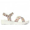 Damensandalen 5049-1 floral multicolor