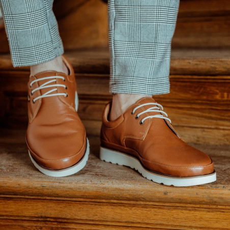 Casual Herrenschuhe 889 Cognac