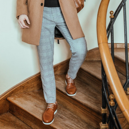 Casual Herrenschuhe 889 Cognac