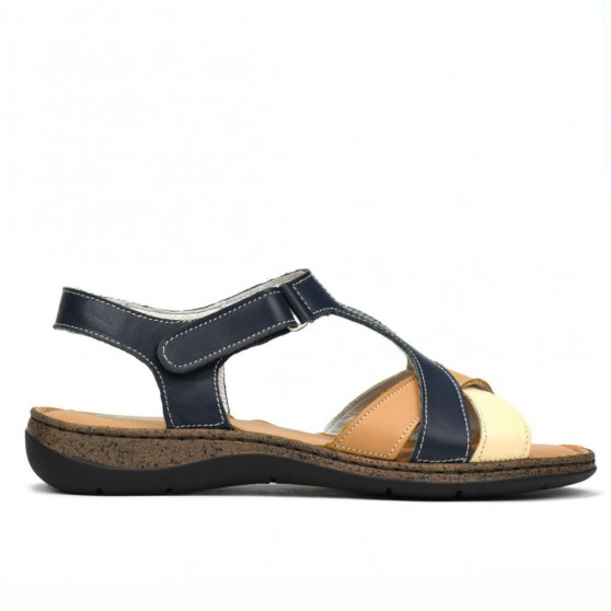 Damensandalen 5046 indigo kombiniert