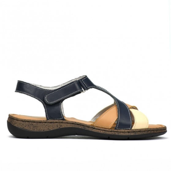 Damensandalen 5046 indigo kombiniert Damensandalen 5046 indigo kombiniert